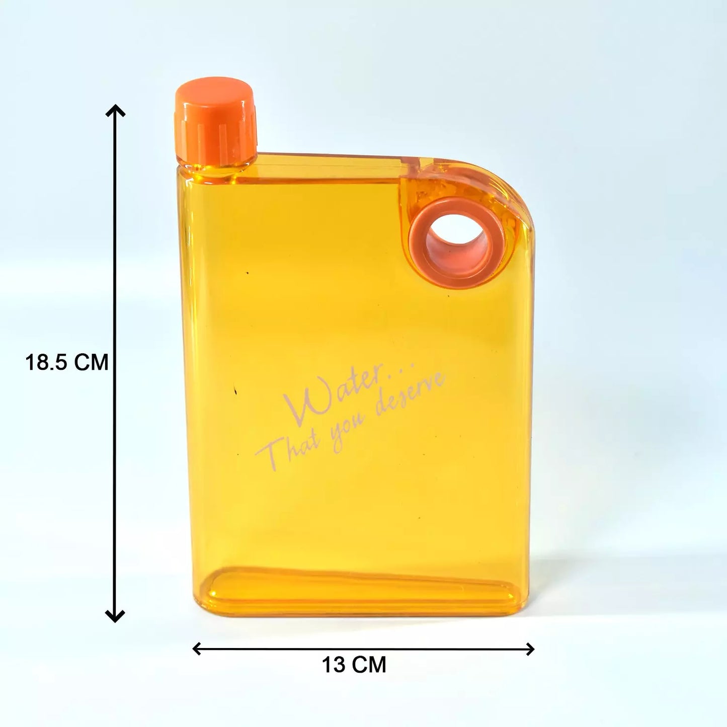 Slim Notebook Style Water Bottle - Home & Kitchen