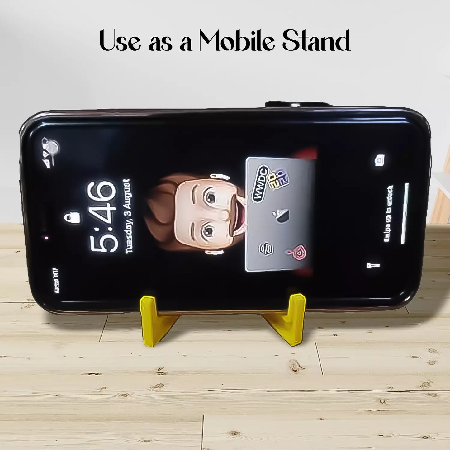 2-in-1 Keychain Phone Stand