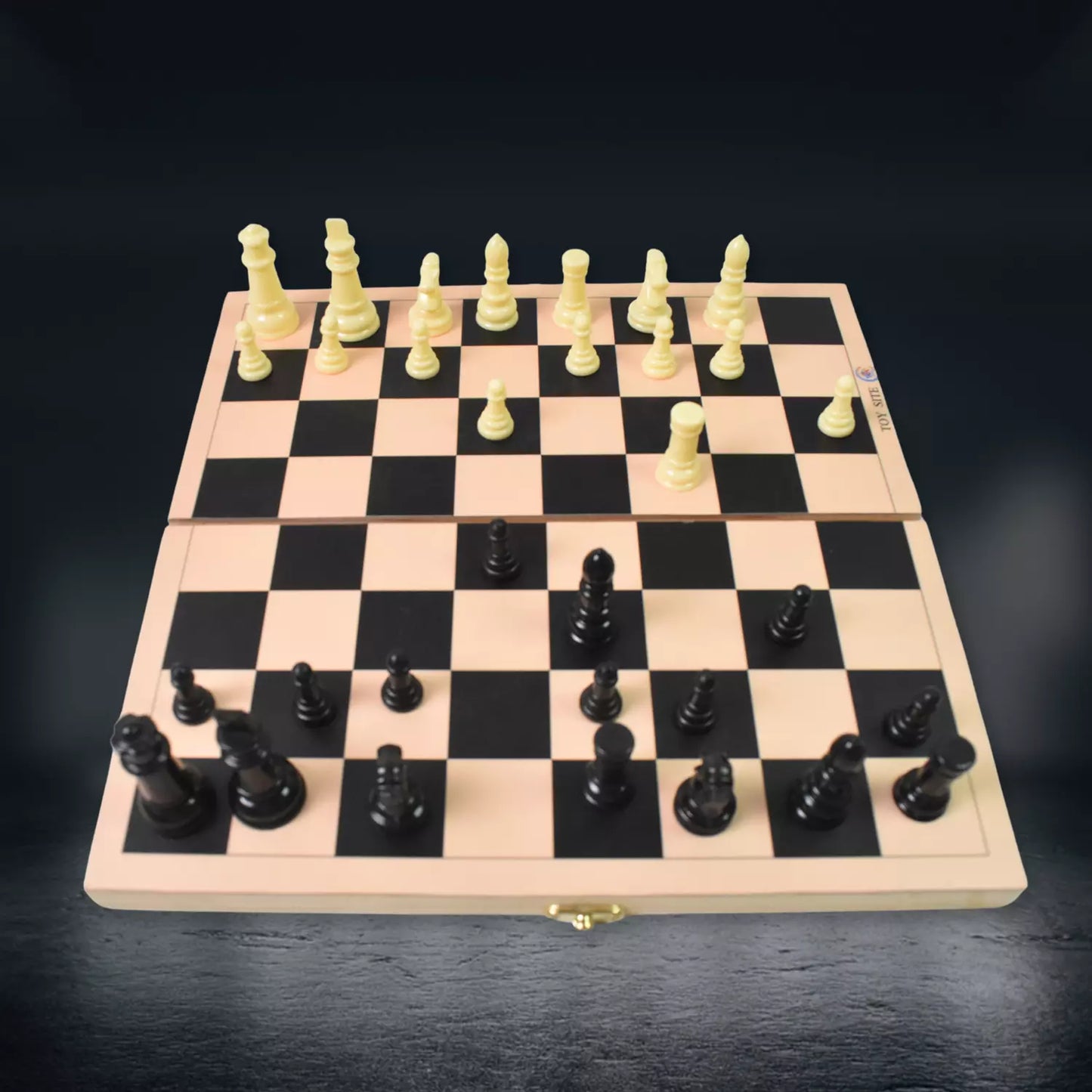 Wooden Folding Chess Set