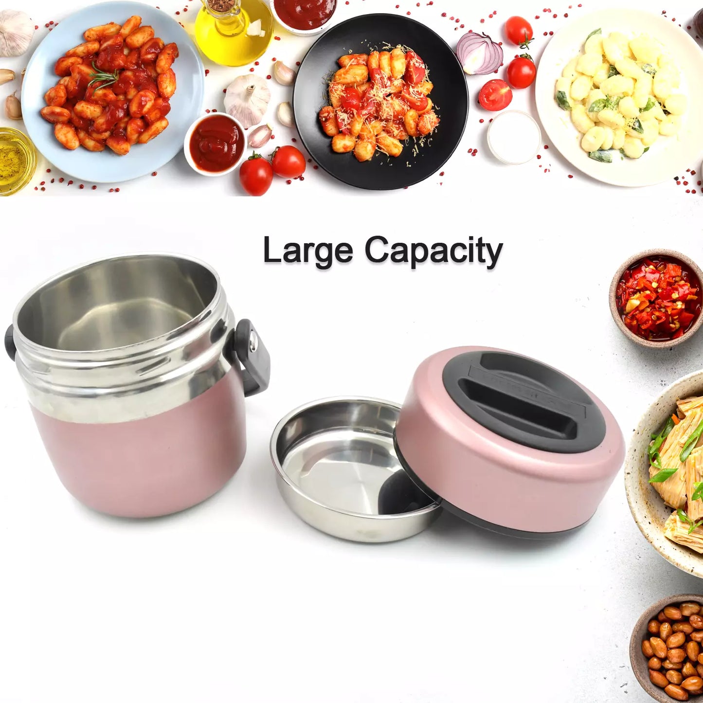Leak-Proof Stainless Steel Food Thermos
