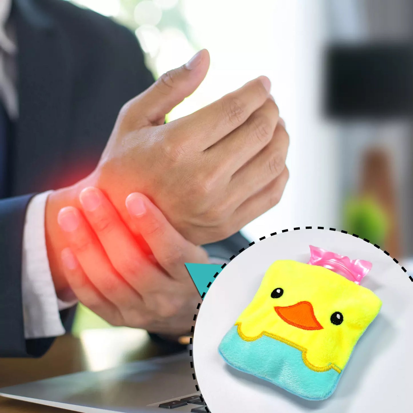 Duck-Shaped Hot Water Bottle