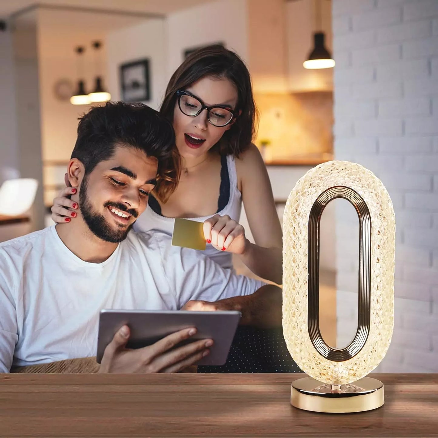 Crystal Touch Control Lamp