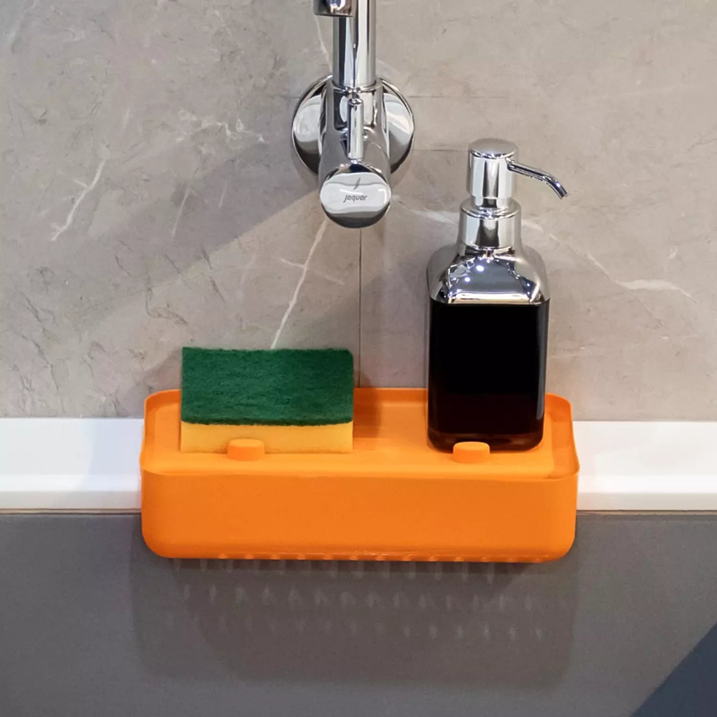 Sink Drainer Shelf & Colander