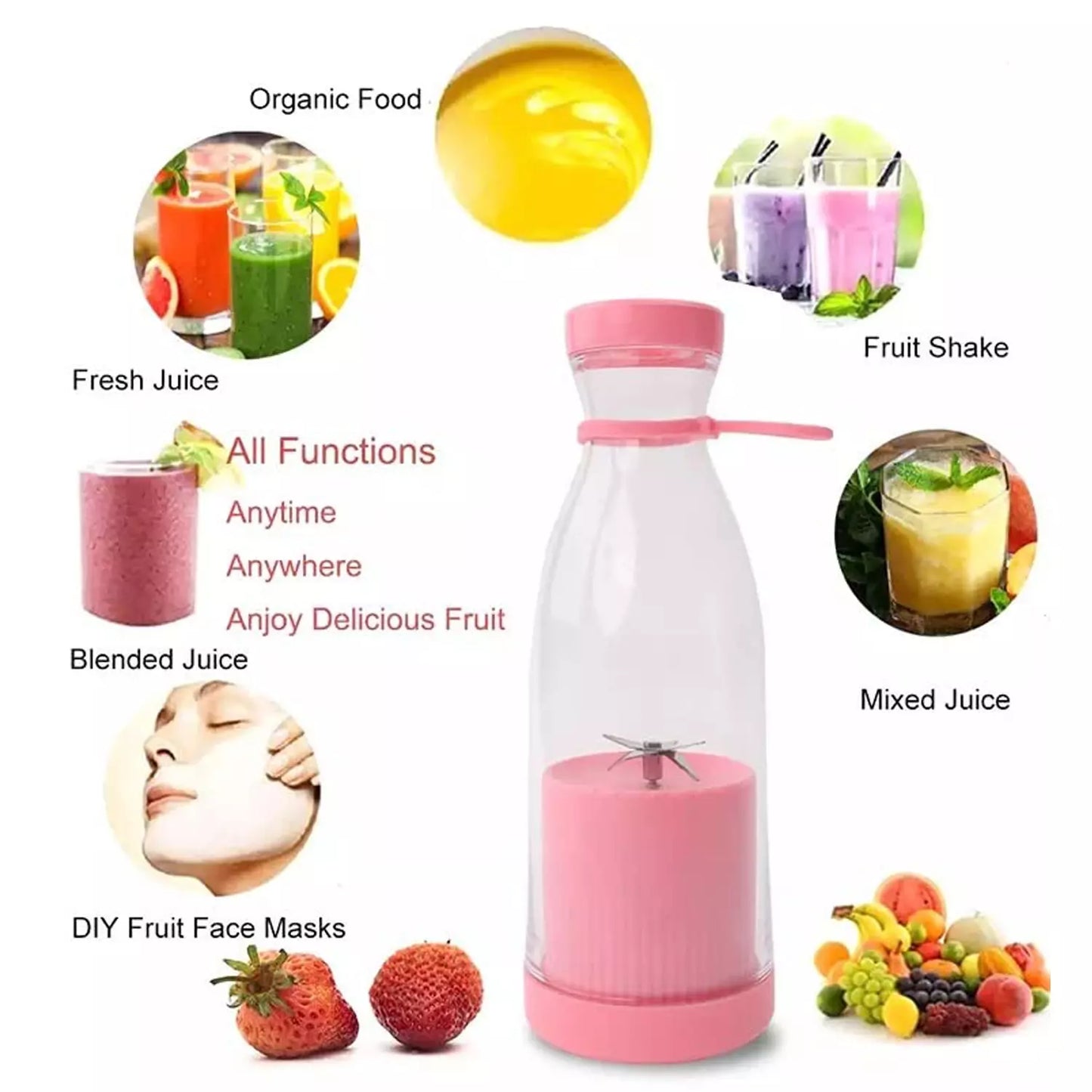Portable USB Smoothie Blender