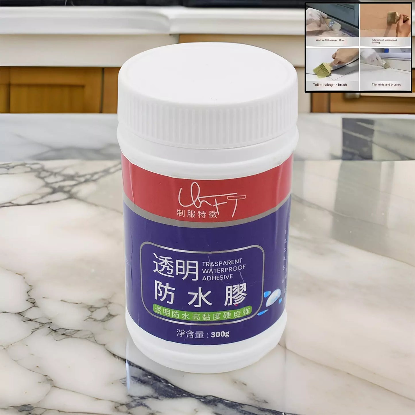 Transparent Waterproof Glue 300g