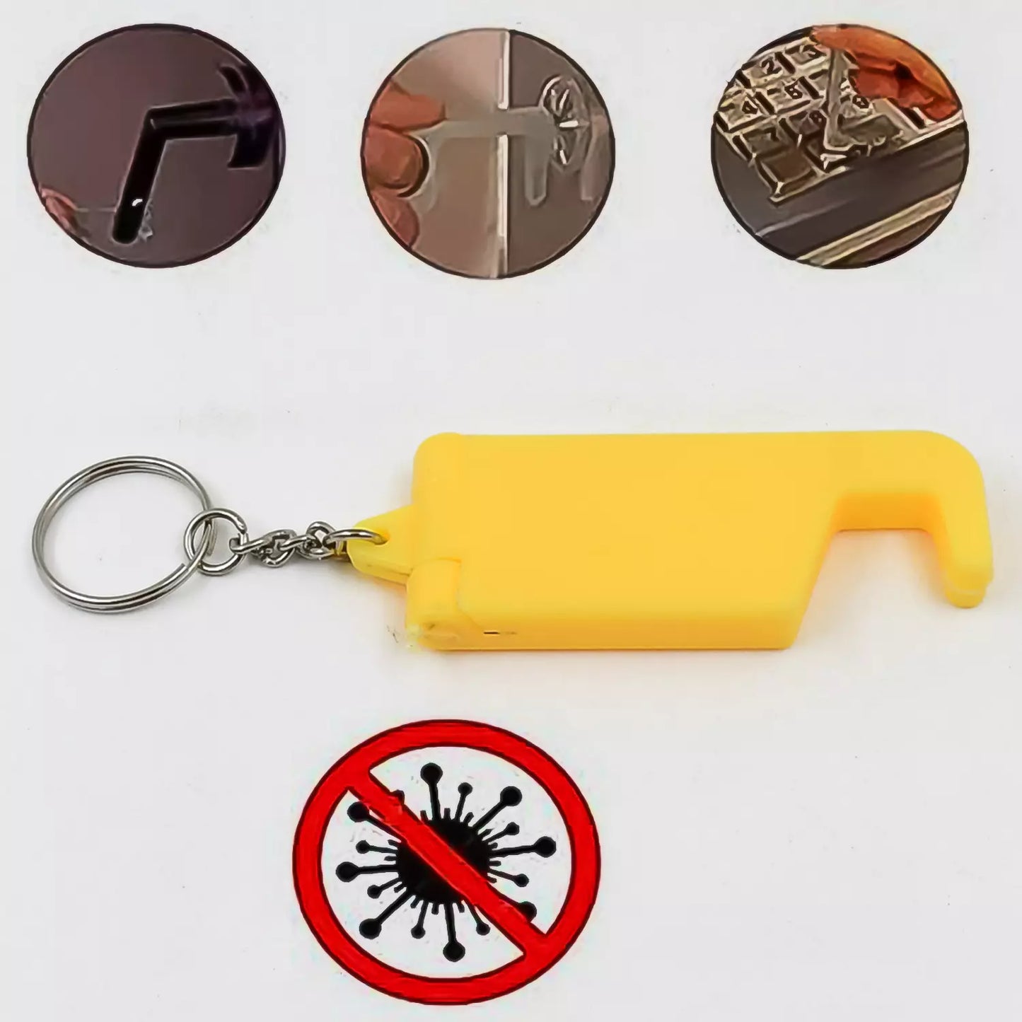 2-in-1 Keychain Phone Stand