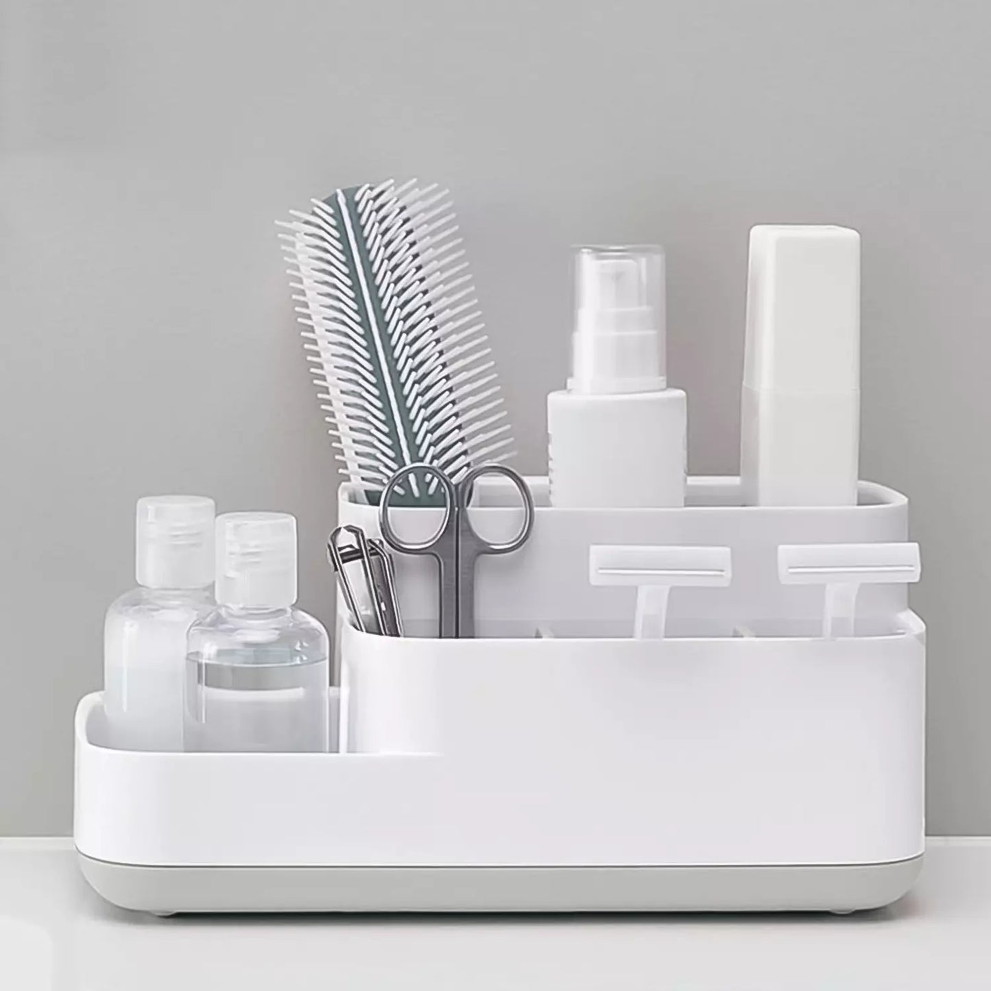 5-Compartment Bathroom Desk Organizer