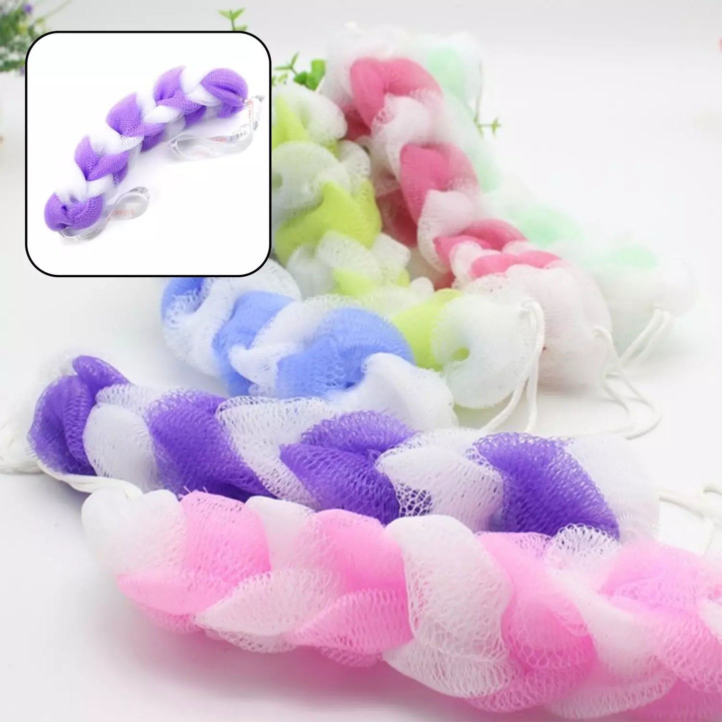 Hanging Loofah Sponge Pack