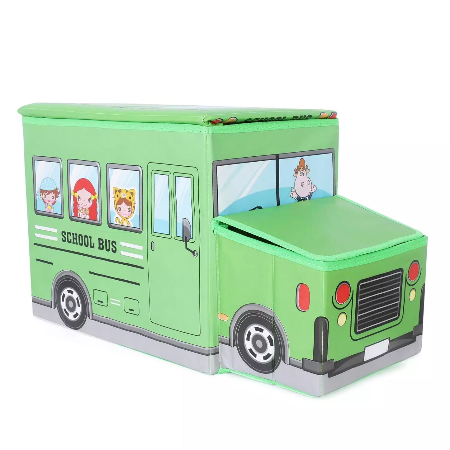 Foldable Bus Toy Box