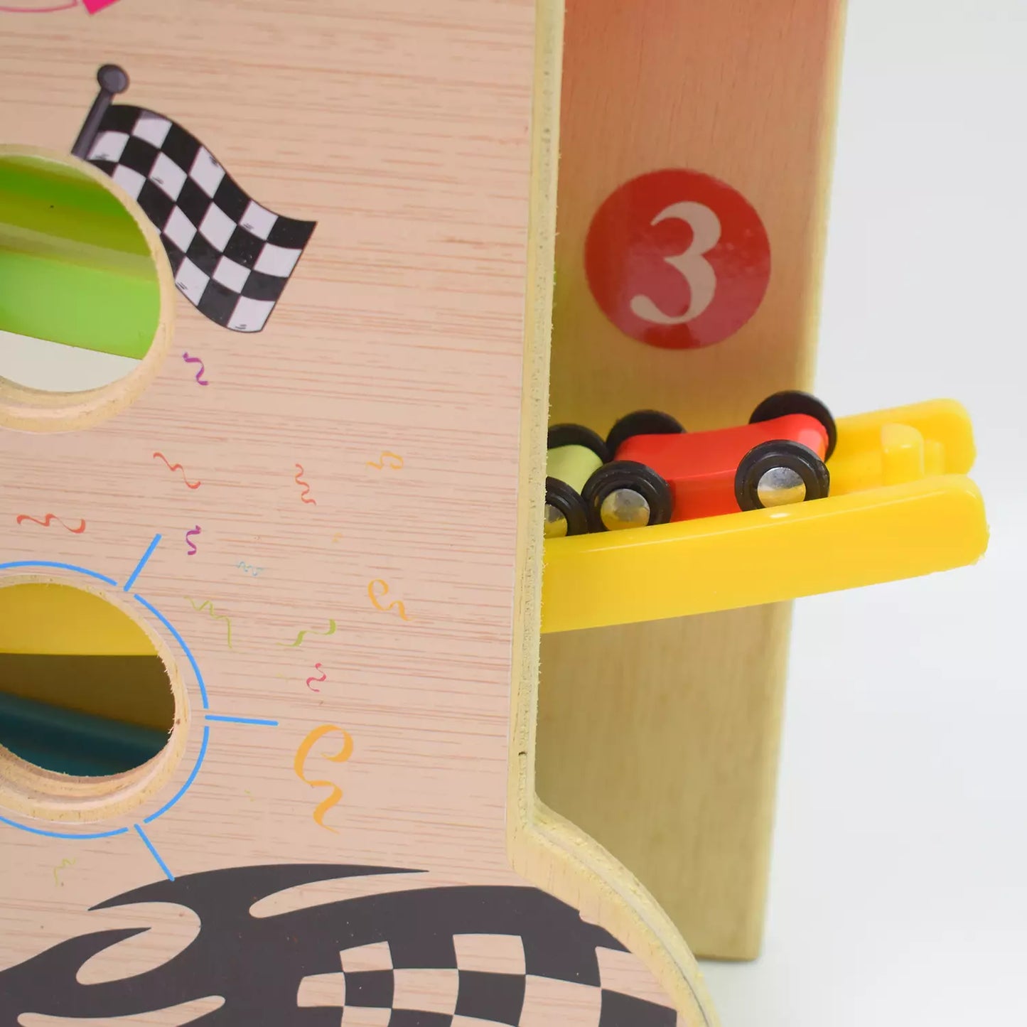 Wooden Ramp Racer Set