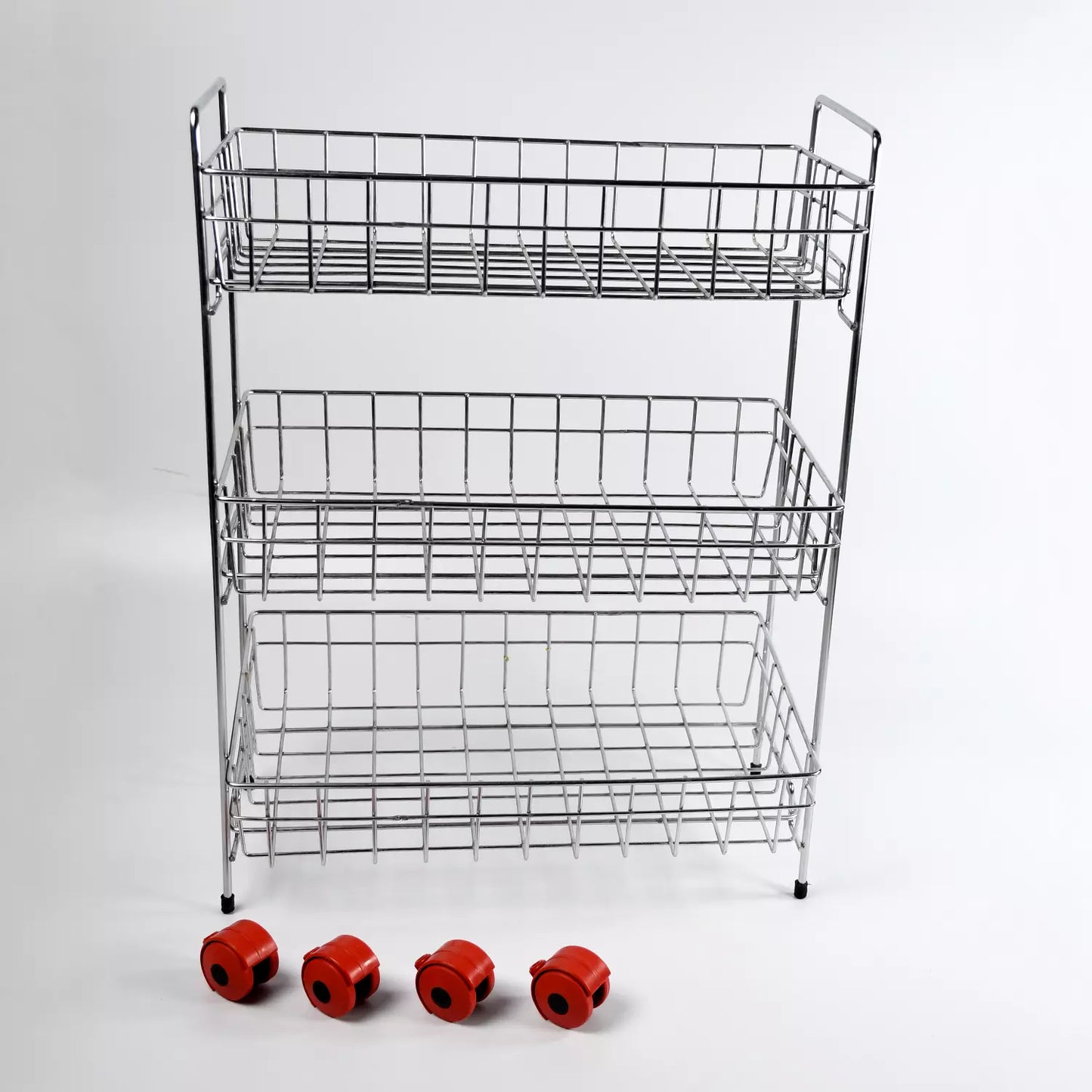3-Tier Stainless Kitchen Cart