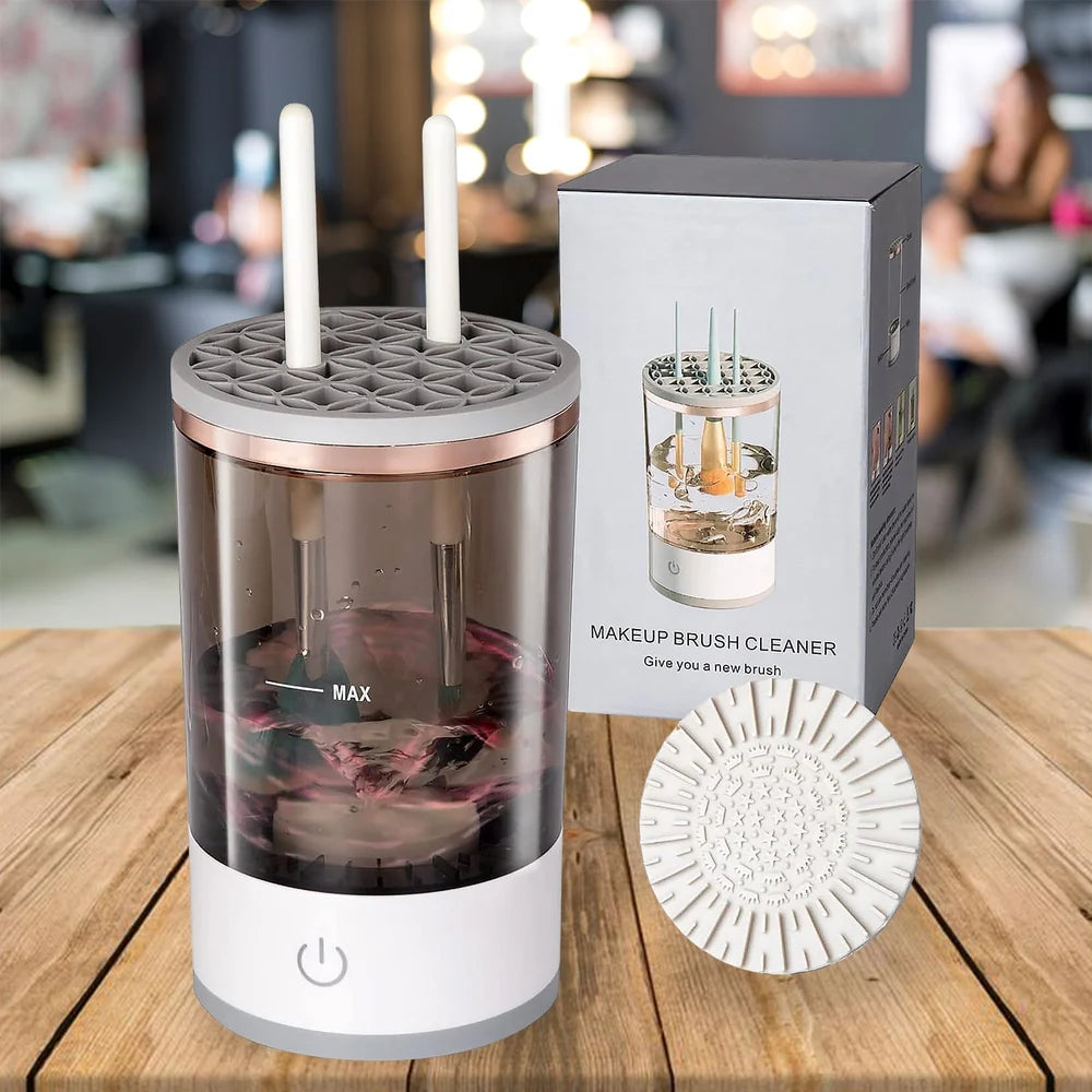 Auto Makeup Brush Cleaner Machine