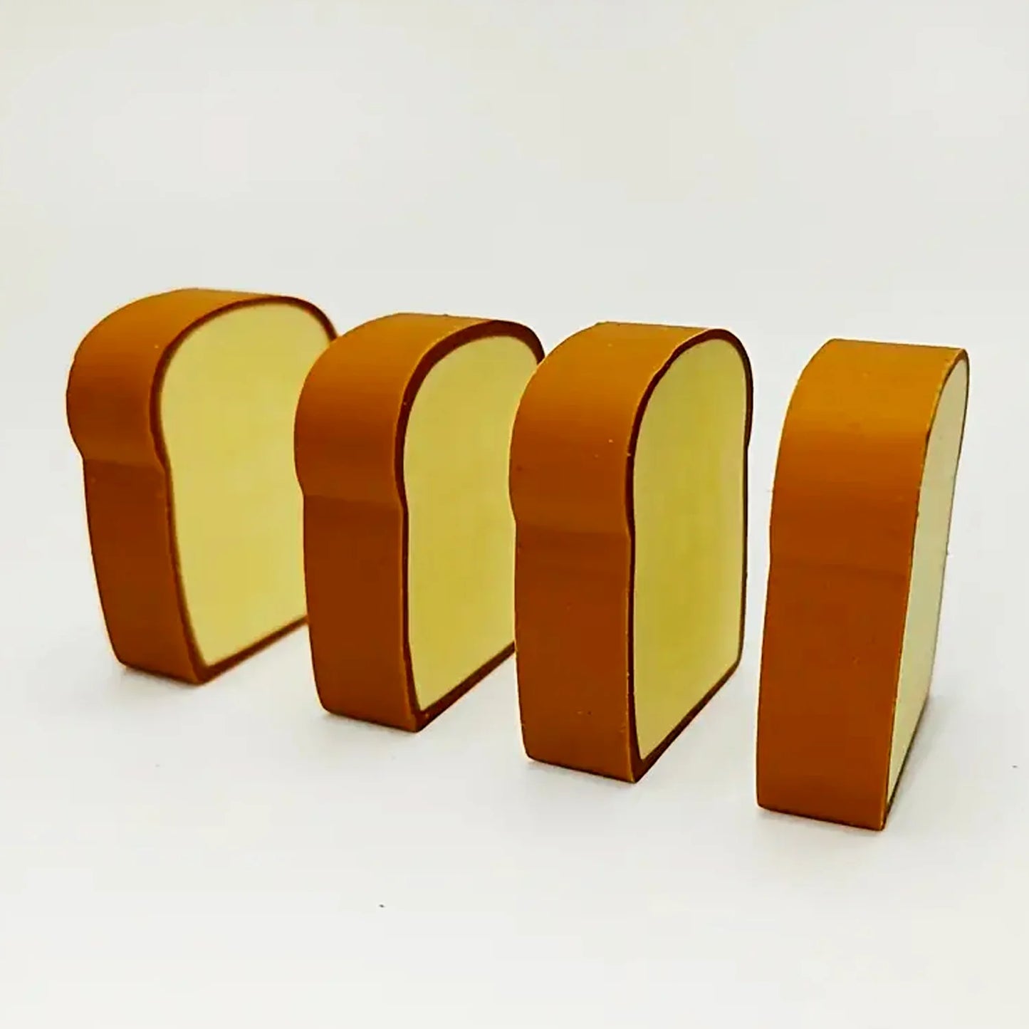 Fun Toast Bread Erasers
