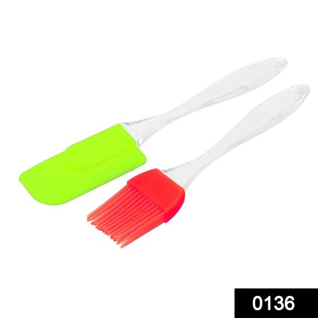 Non-Stick Baking Spatula & Brush Set