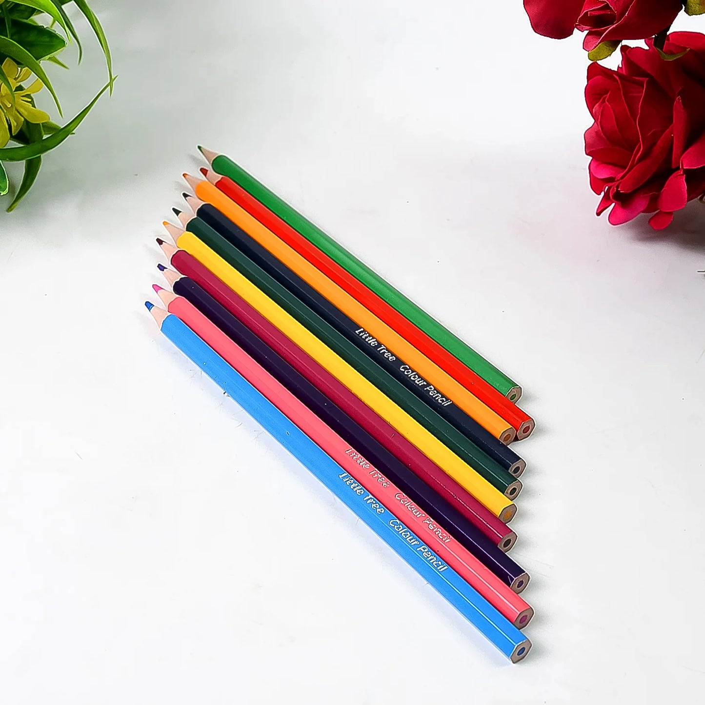 Vibrant Wooden Coloring Pencils