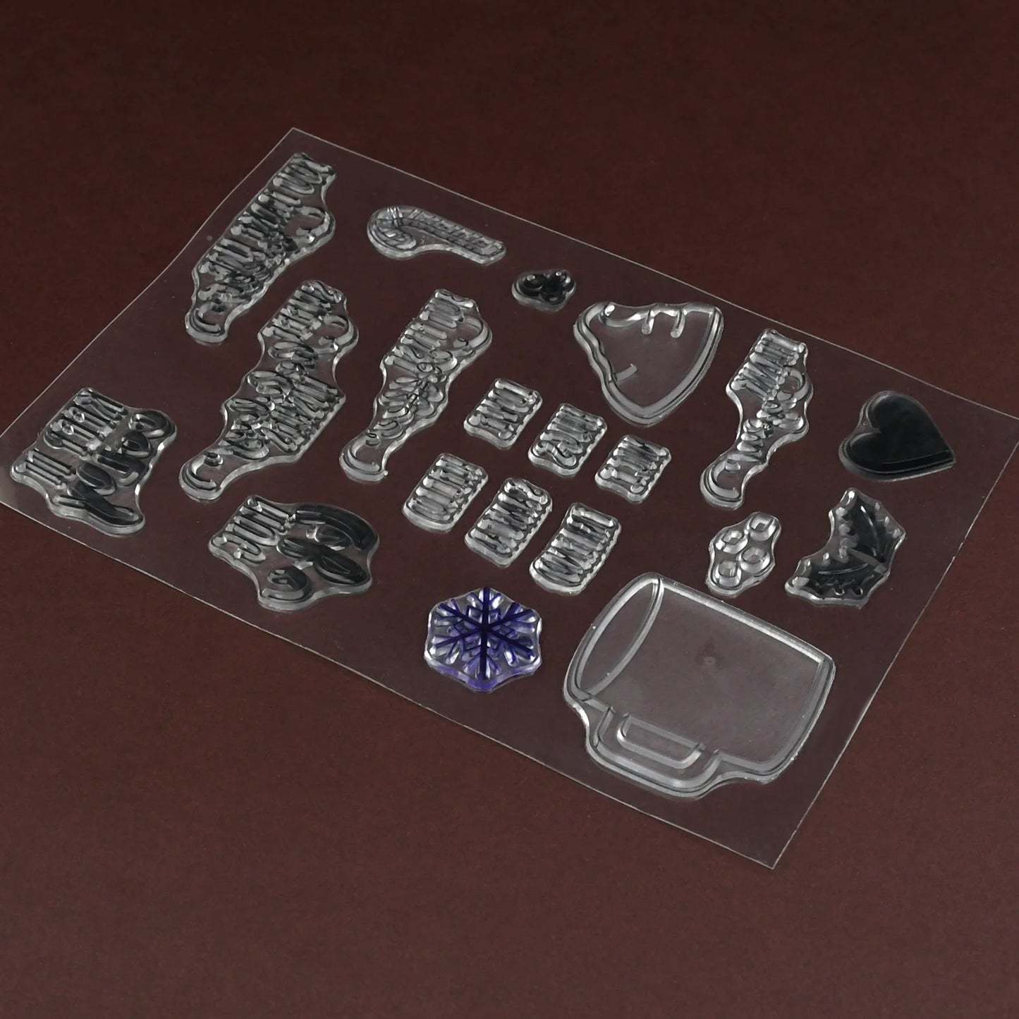 Reusable Clear Silicone Stamps