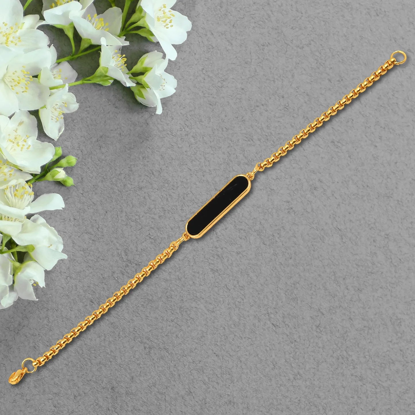 Elegant Silver Rakhi Bracelet