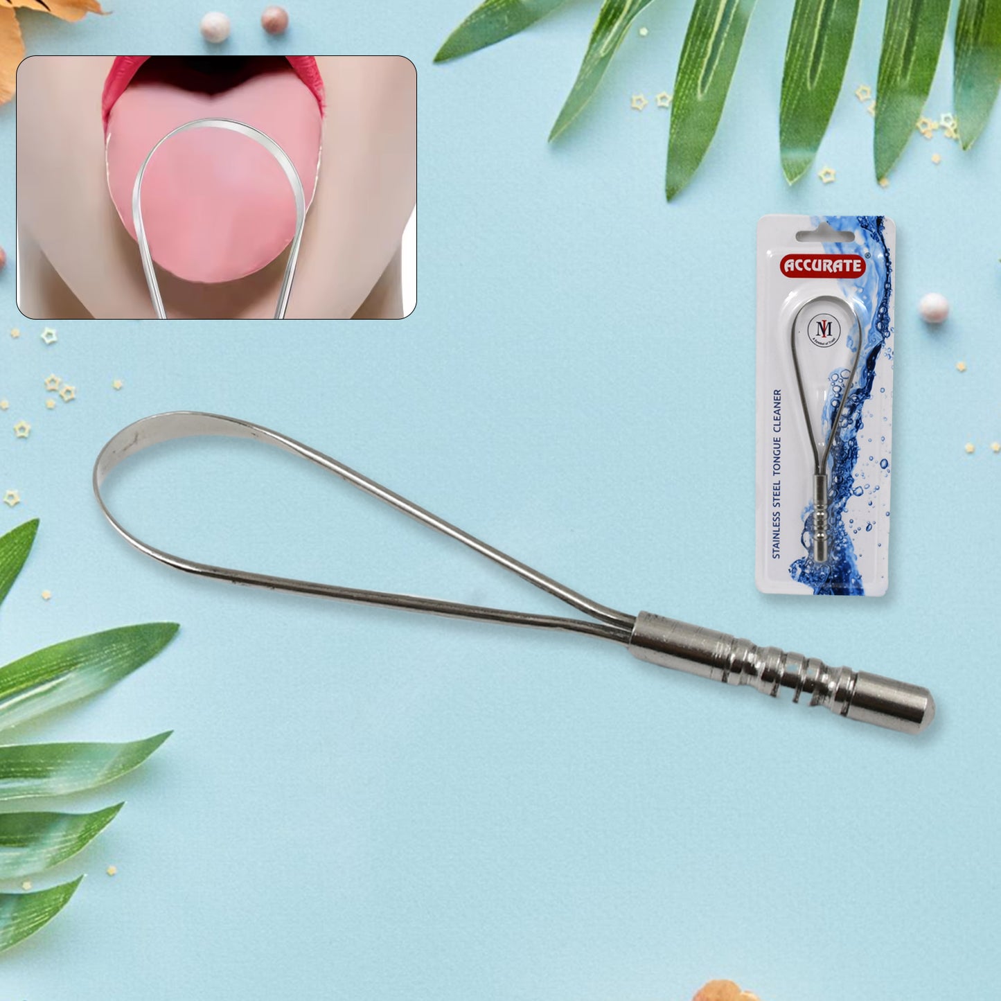Stainless Steel Tongue Cleaner