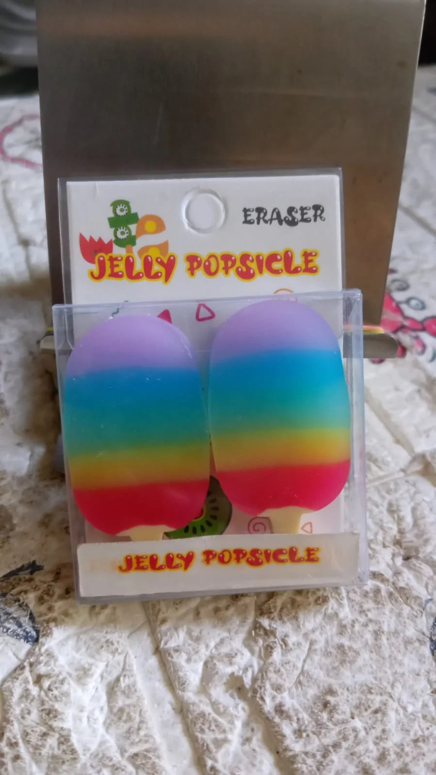 Fun Jelly Popsicle Erasers