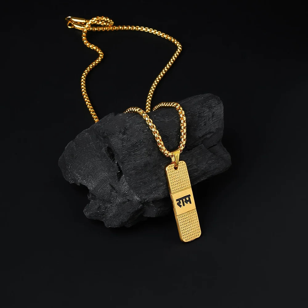 Golden Ram Naam Locket