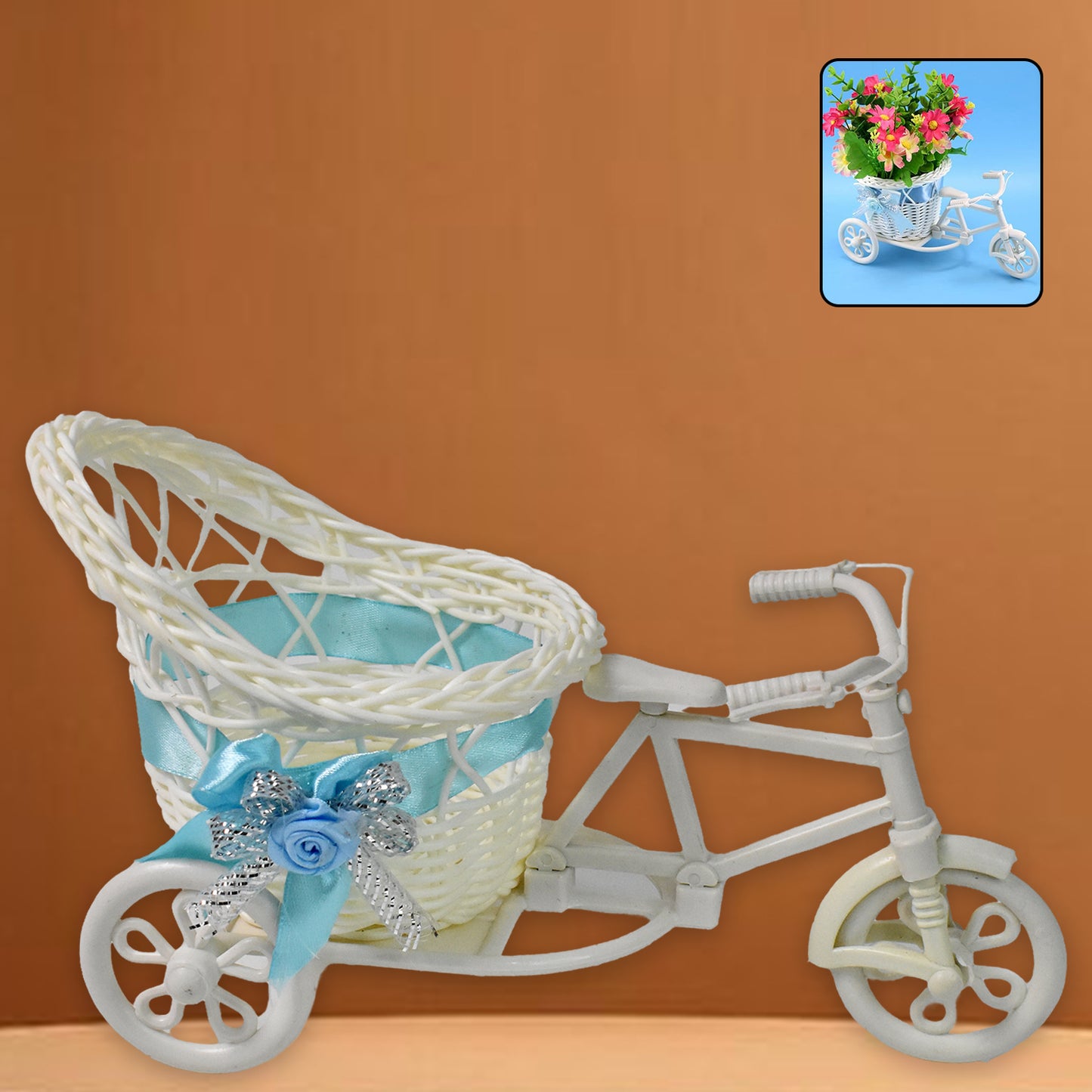 Plastic Cycle Flower Vases For Home Decor Bicycle Flower Pot Stand