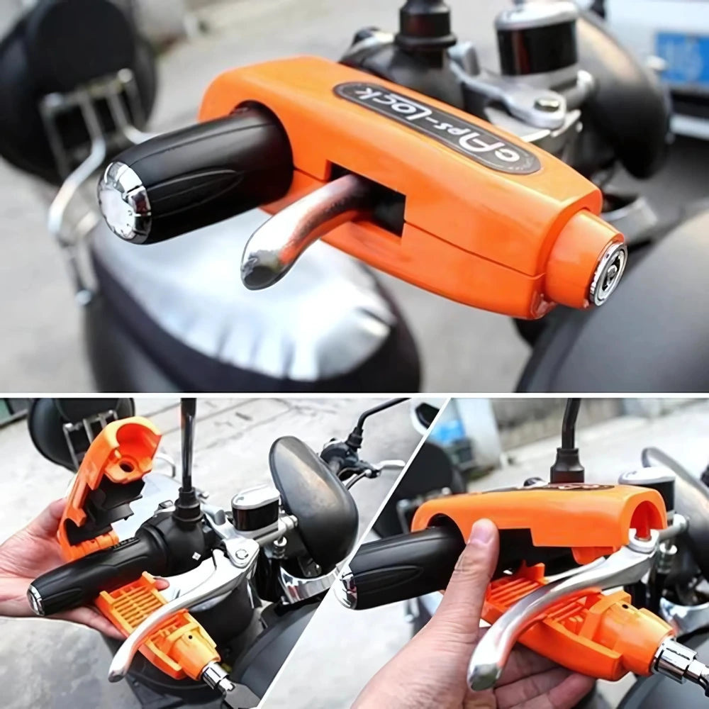 Heavy-Duty Motorcycle Brake Lock