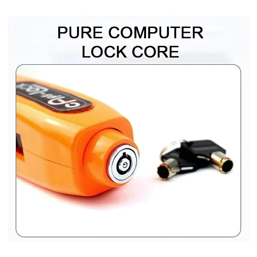 Heavy-Duty Motorcycle Brake Lock