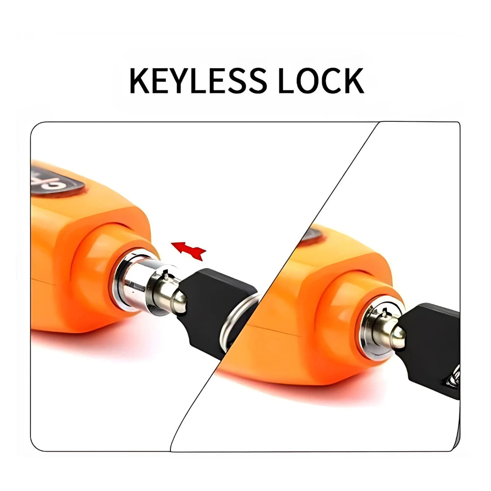 Heavy-Duty Motorcycle Brake Lock