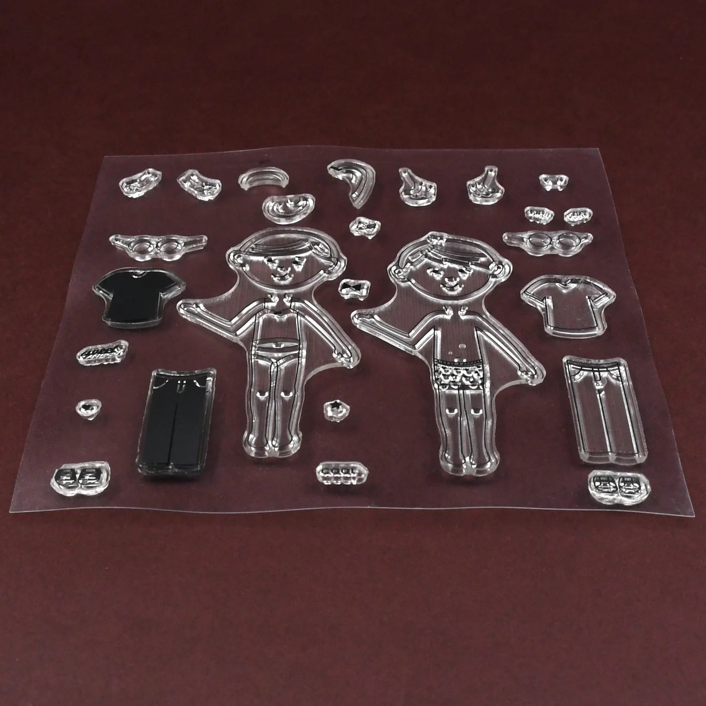 Reusable Clear Silicone Stamps