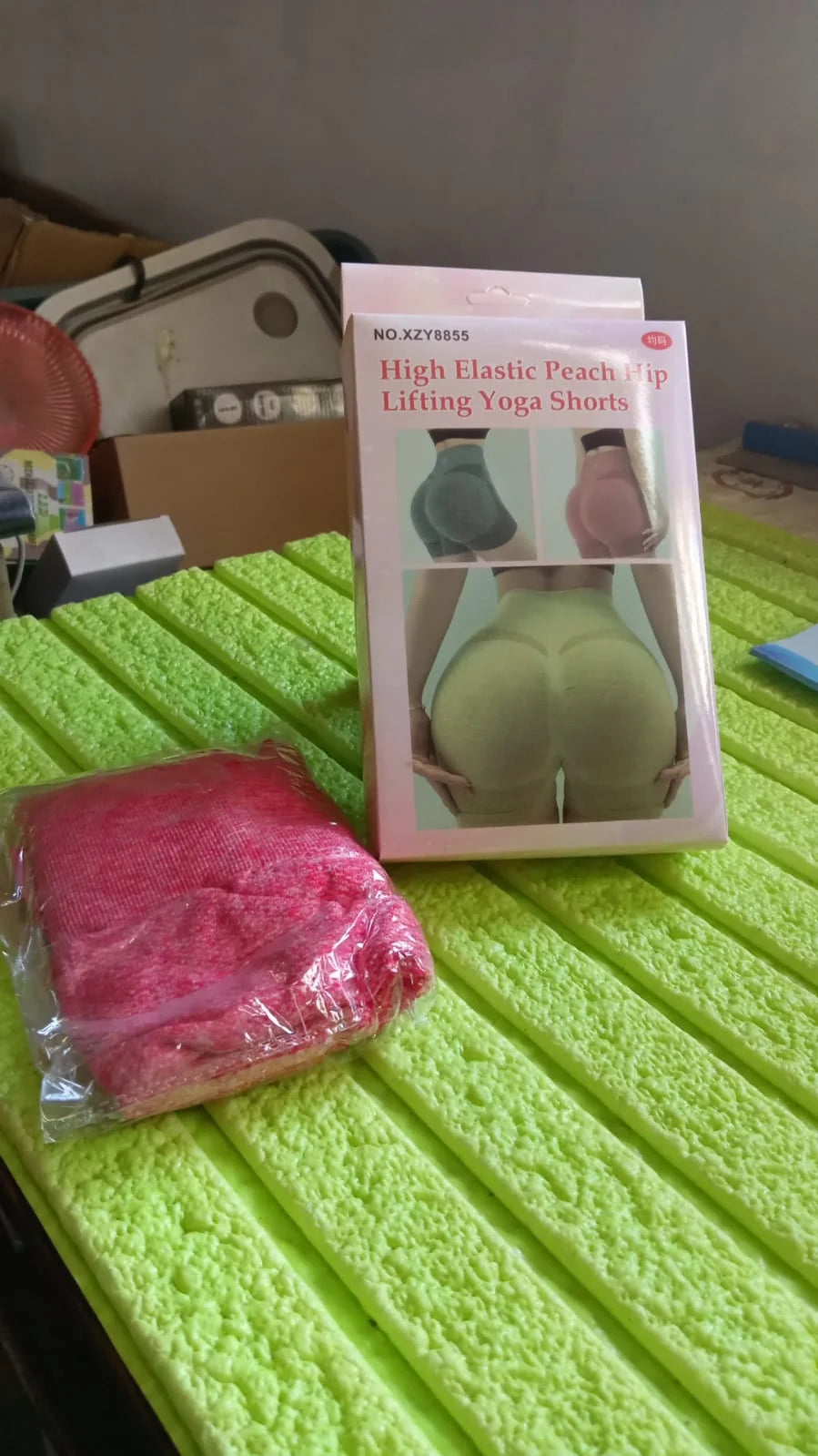Peach-Lift Yoga Shorts