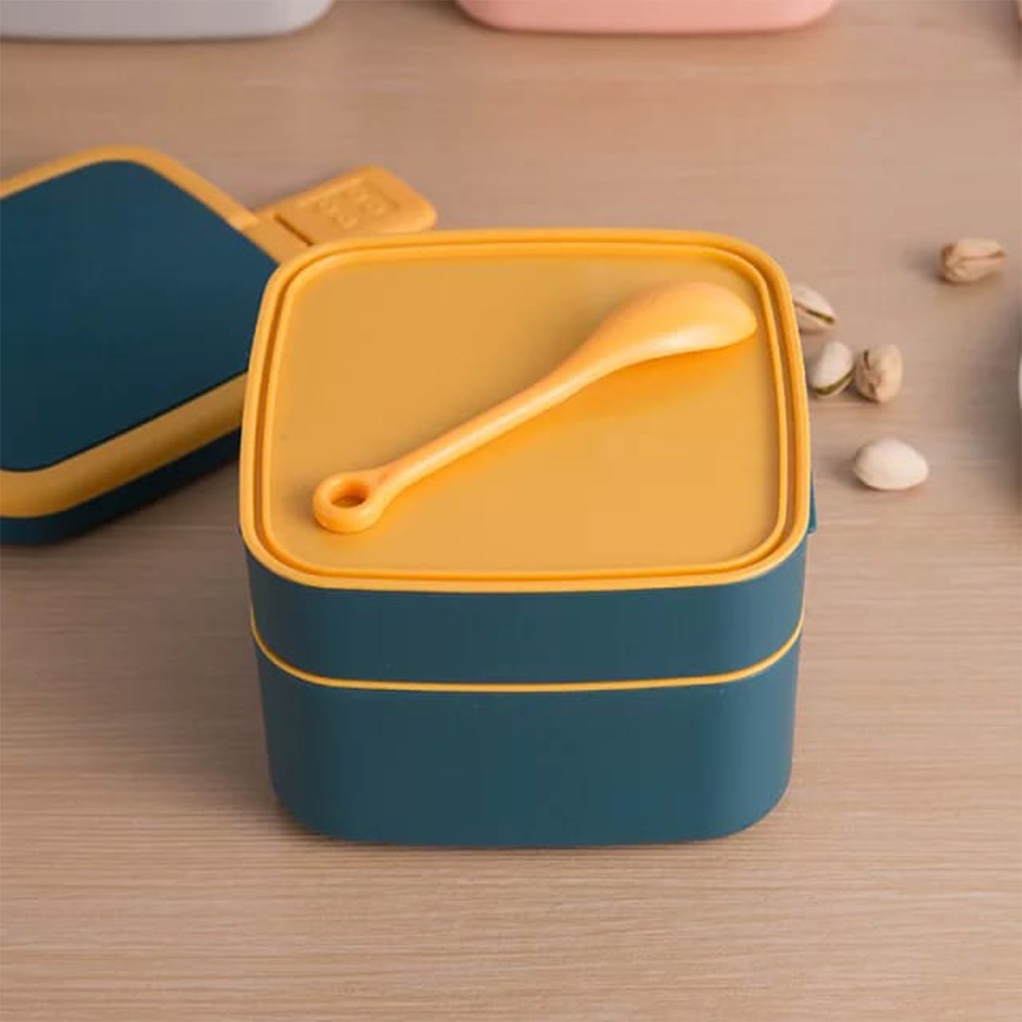 Double-Layer Portable Lunch Box
