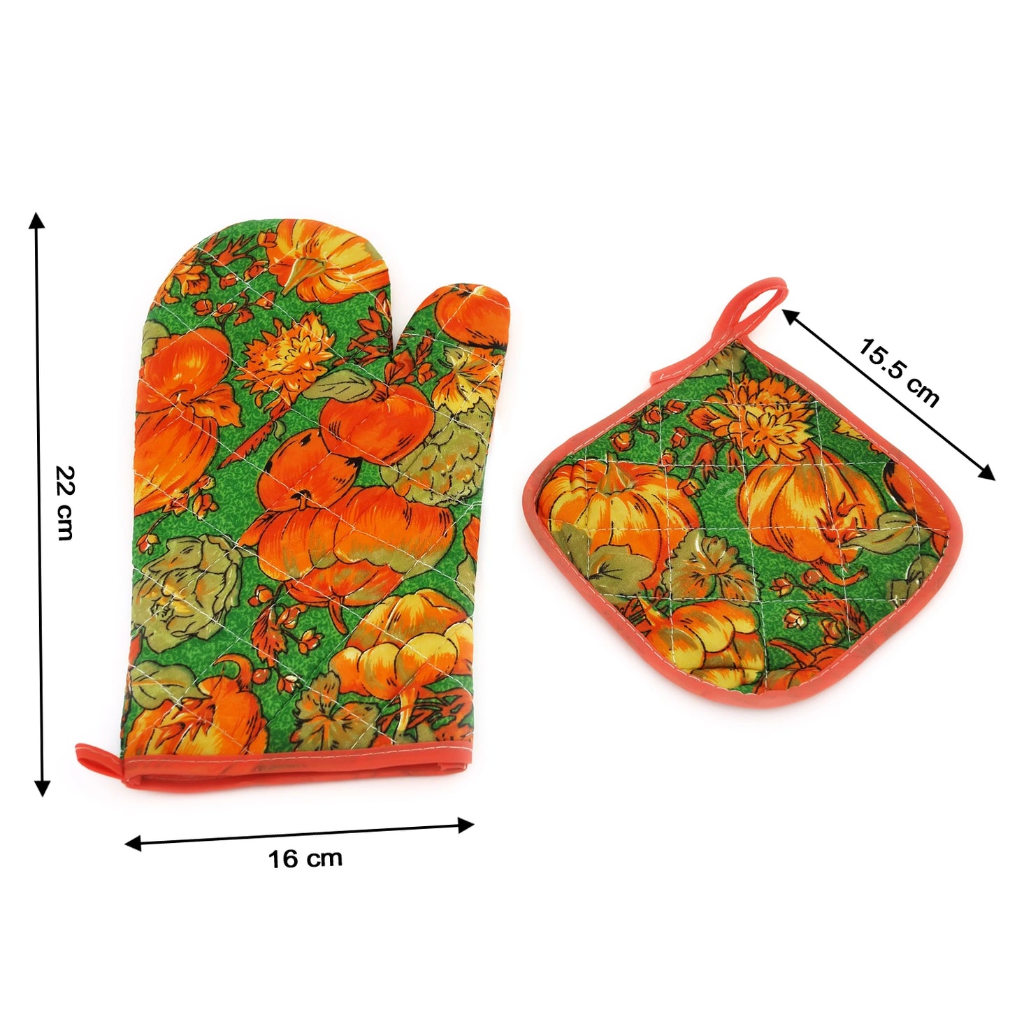 Professional Cotton Oven Mitt Set