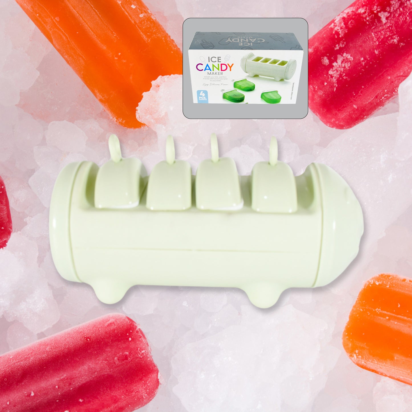 Cartoon Popsicle Mold Set