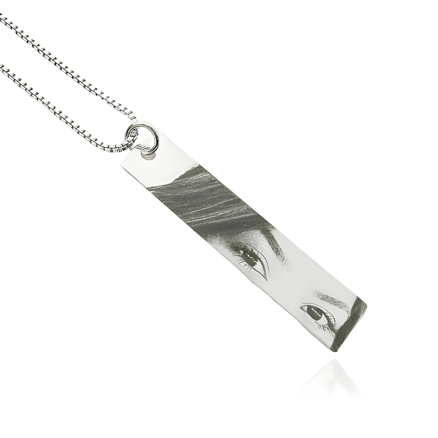 Custom Engraved Eye Necklace