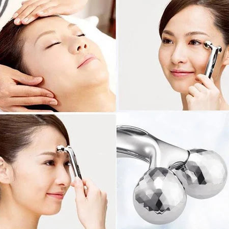 Manual Roller Face Massager