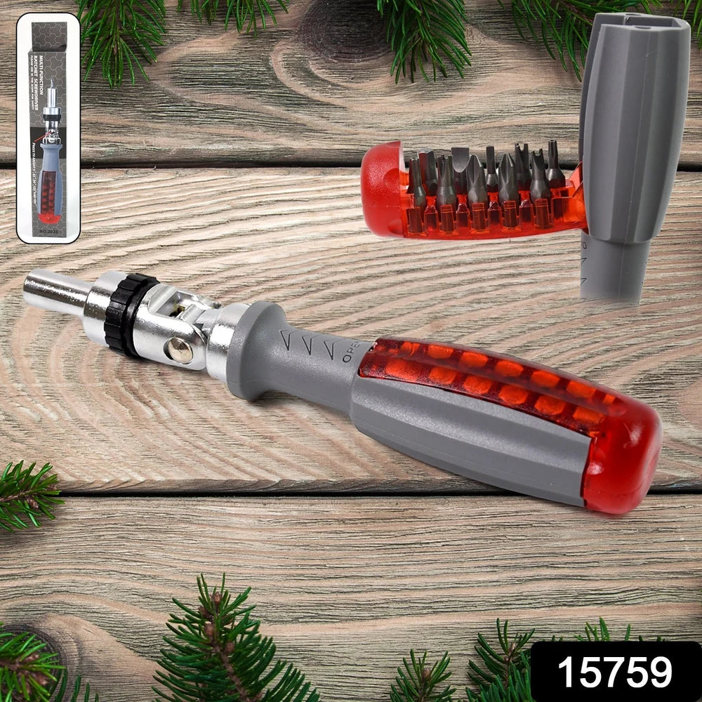 Multi Bits Ratchet Screwdriver Set - Hardware