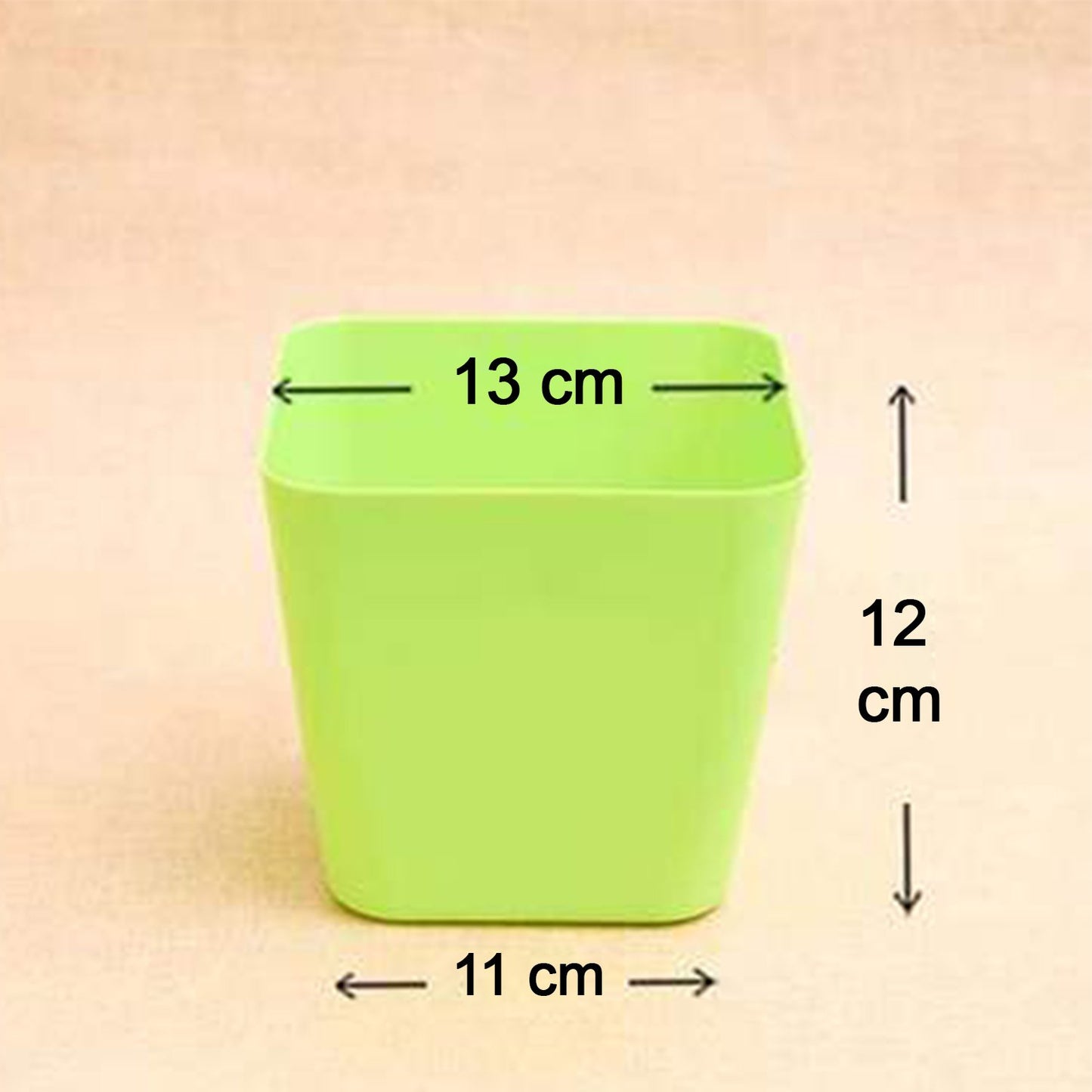 Colorful Square & Round Flower Pots