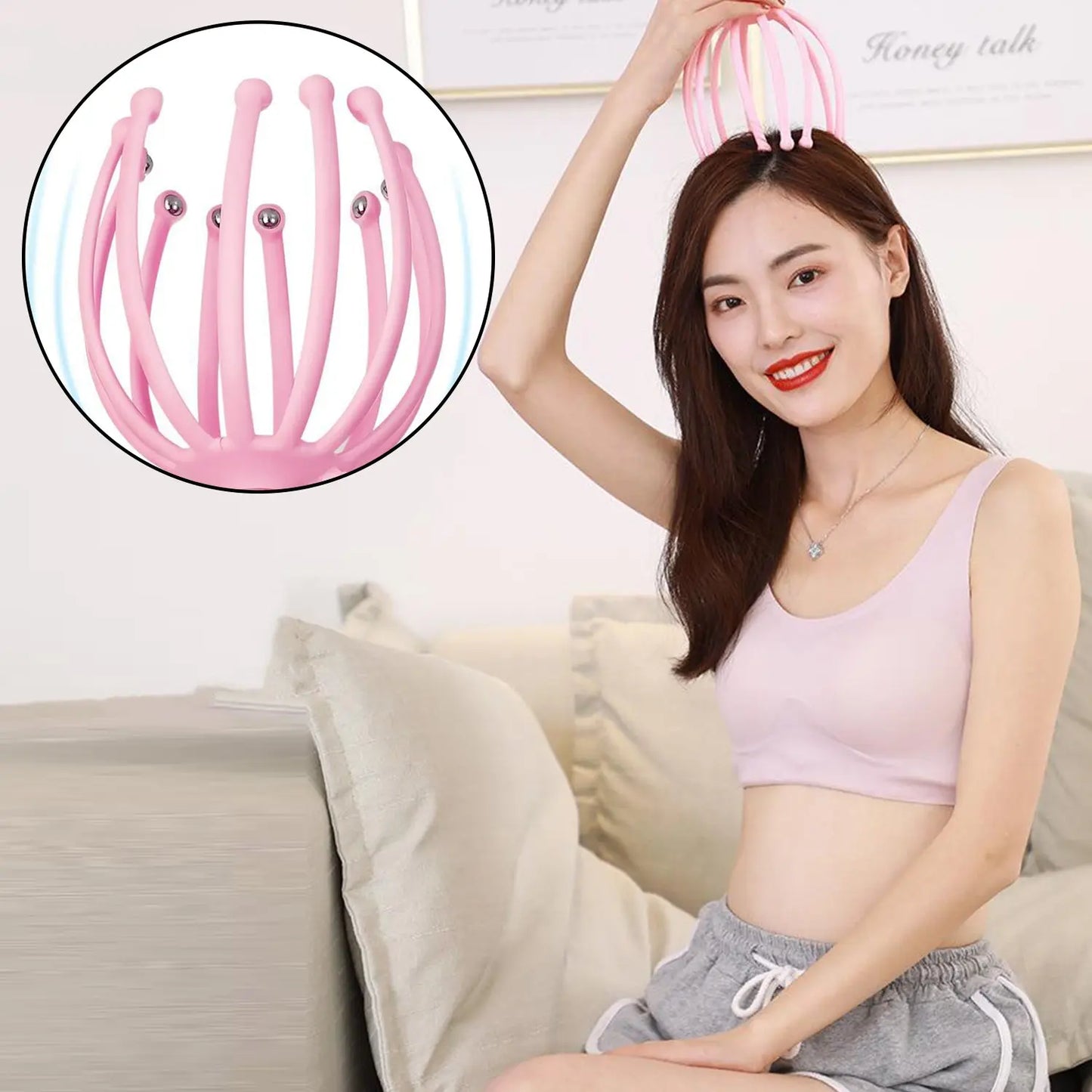 Octopus Therapeutic Scalp Massager
