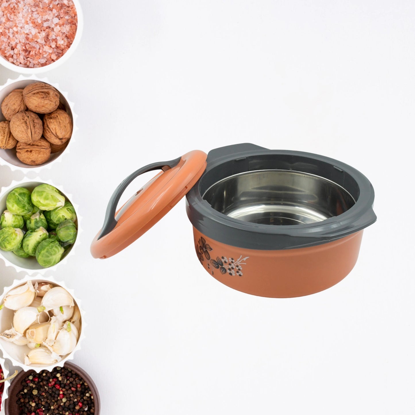 2500ml Stainless Steel Insulated Casserole