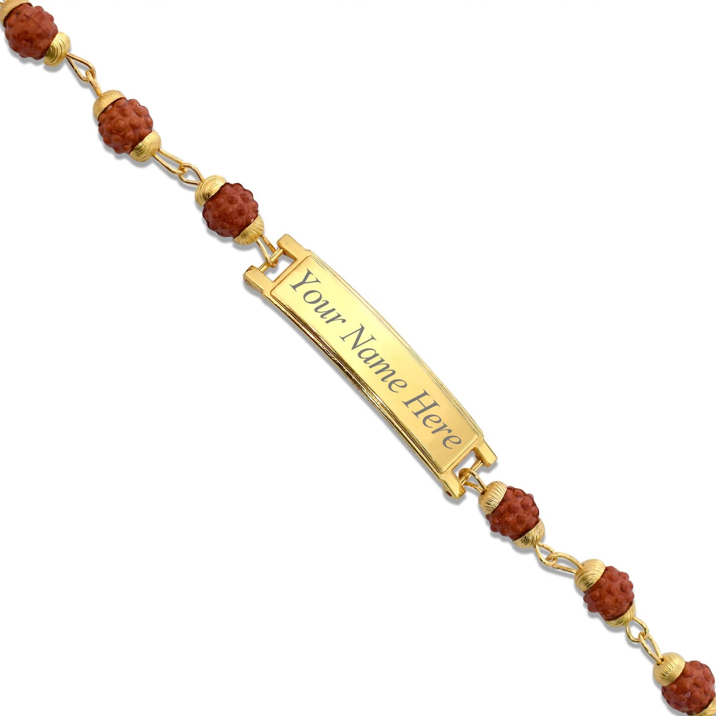 Personalized Engraved Rakhi Bracelet