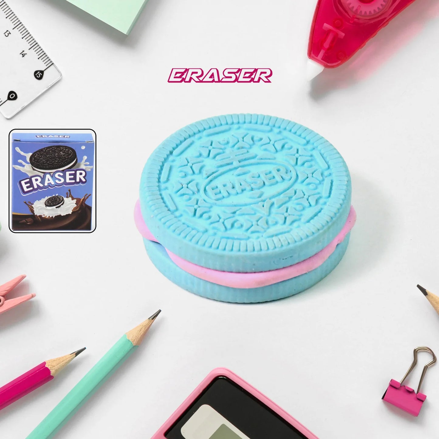 Fun Biscuit-Shaped Eraser