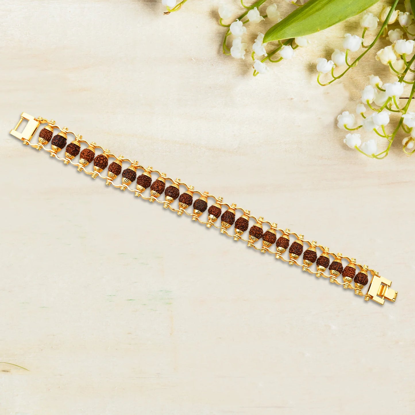 Sacred Rudraksha Bracelet Rakhi