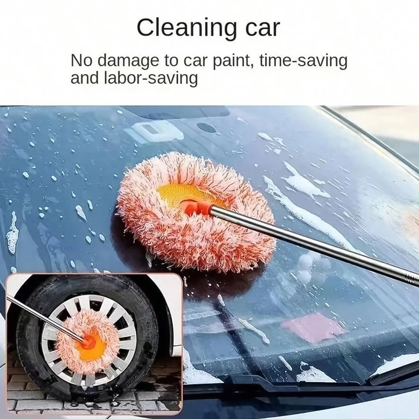 Self-Wringing Spin Mop
