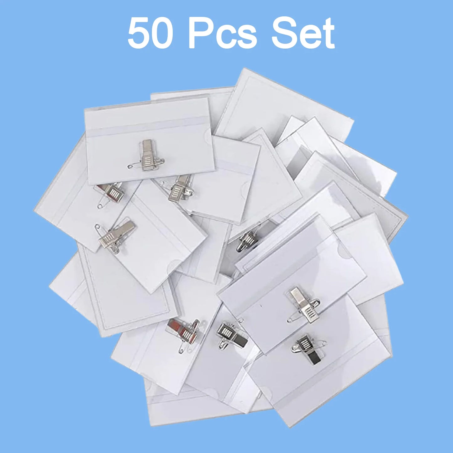 Plastic Clip Name Badges