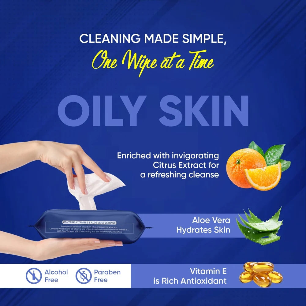 Refreshing Facial Wet Wipes