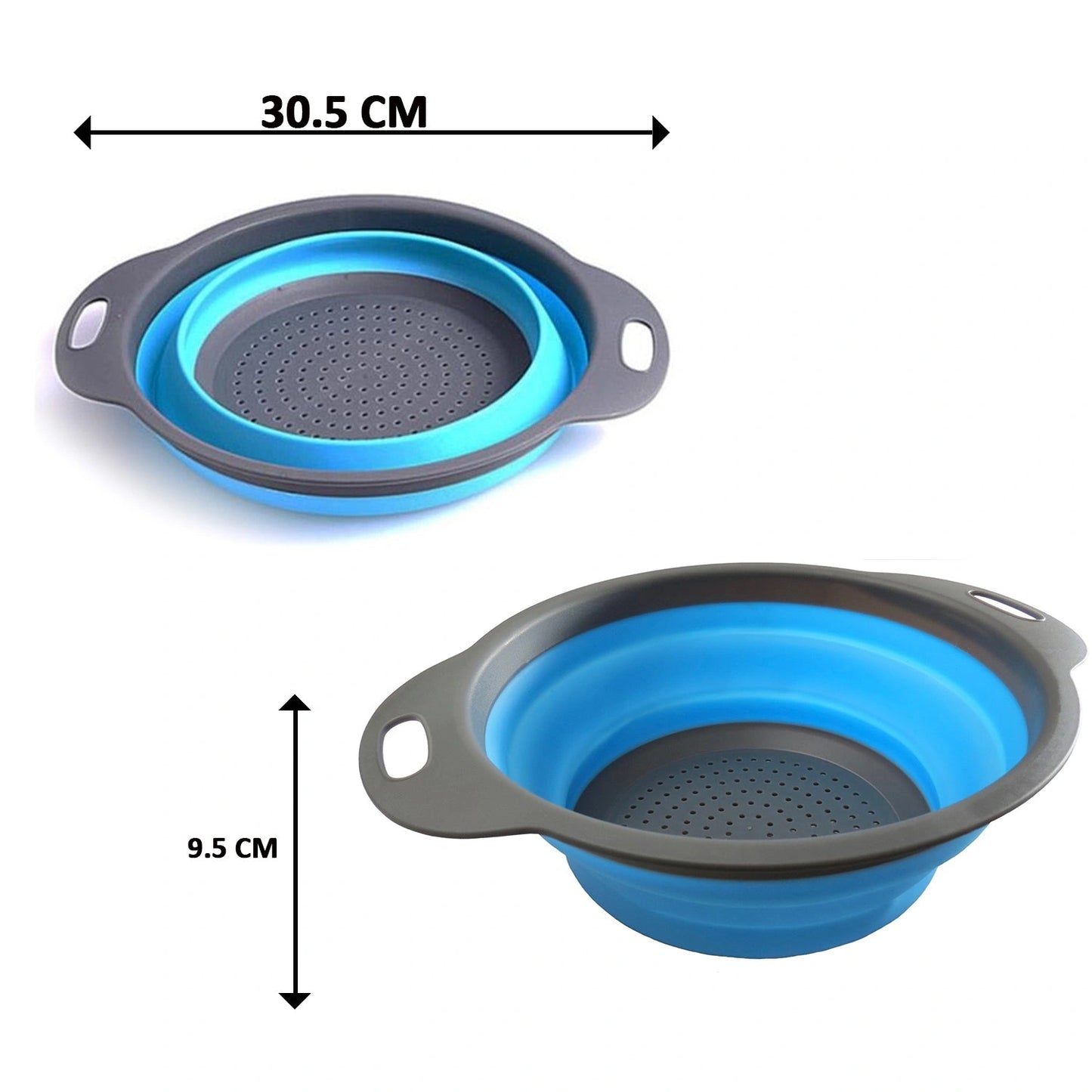Round Foldable Silicone Strainer