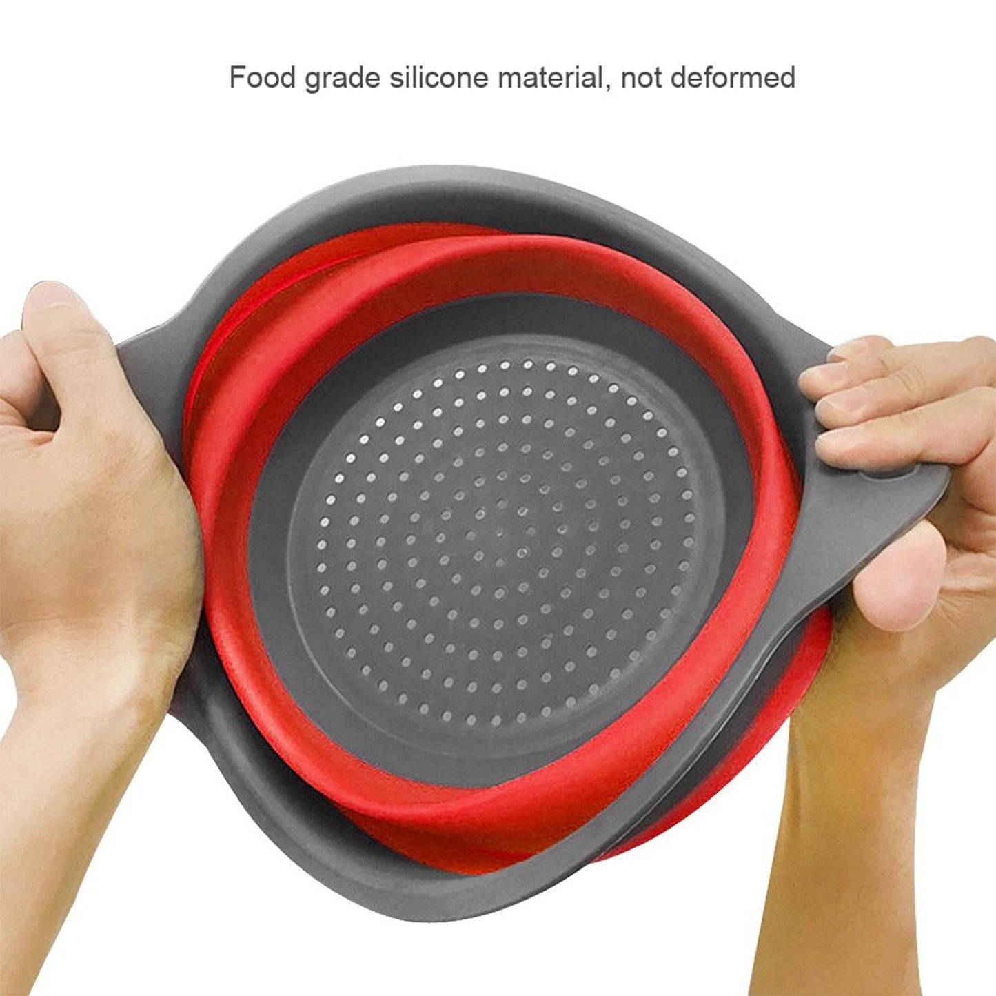 Round Foldable Silicone Strainer
