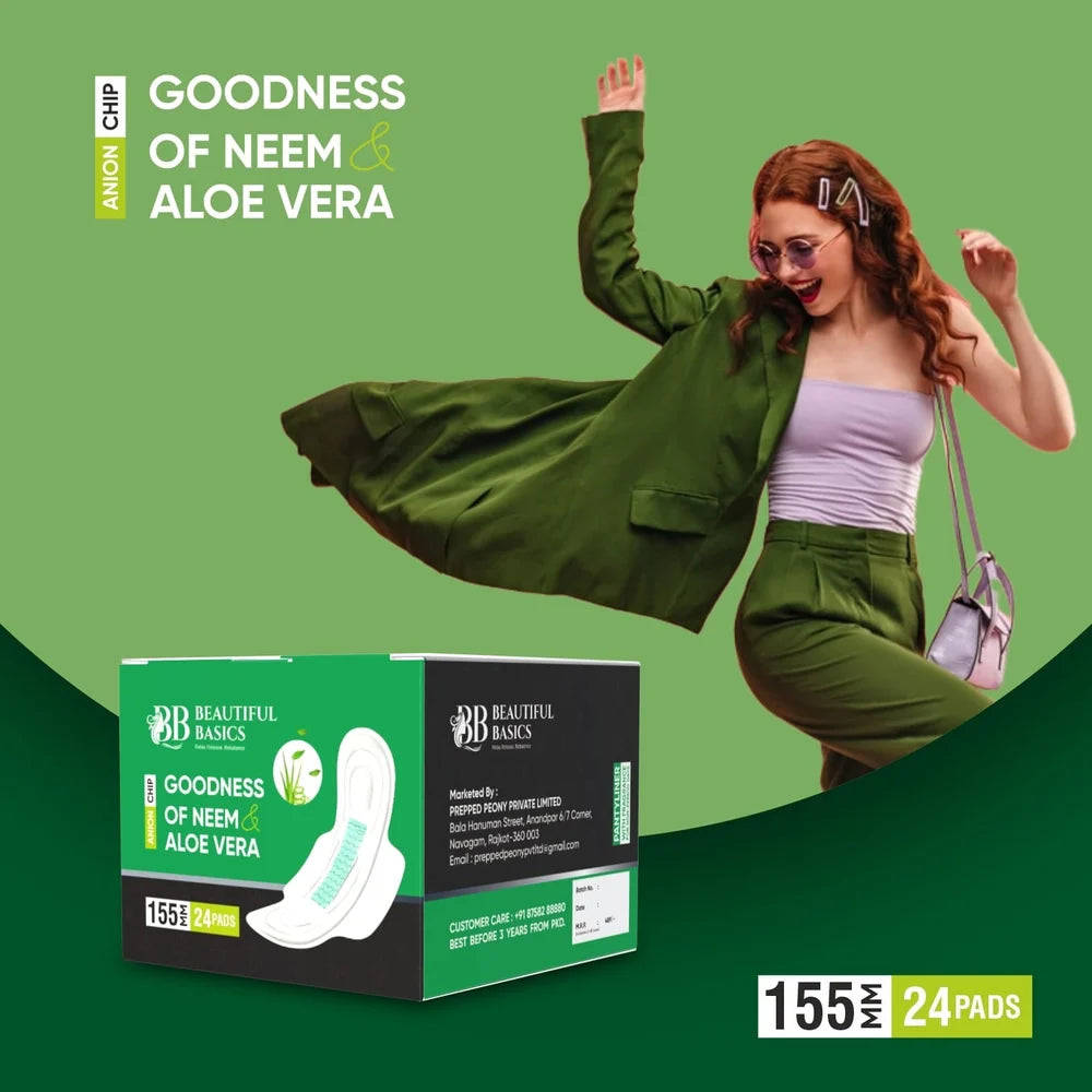 Neem & Aloe Vera Sanitary Pads (24 Pads)