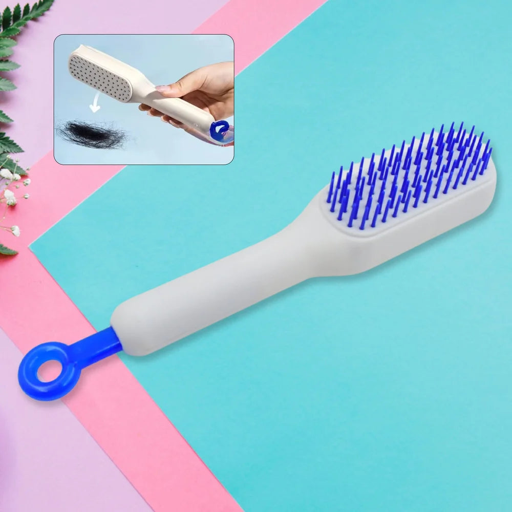 Self-Cleaning Detangling Hairbrush