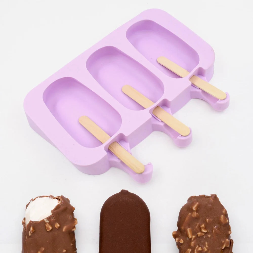 Silicone Popsicle Molds with Sticks